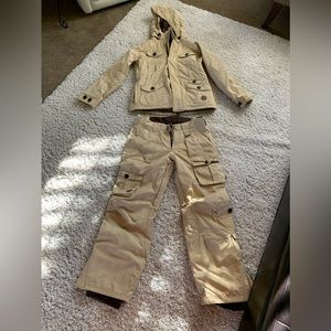 Sims tan snowboard set